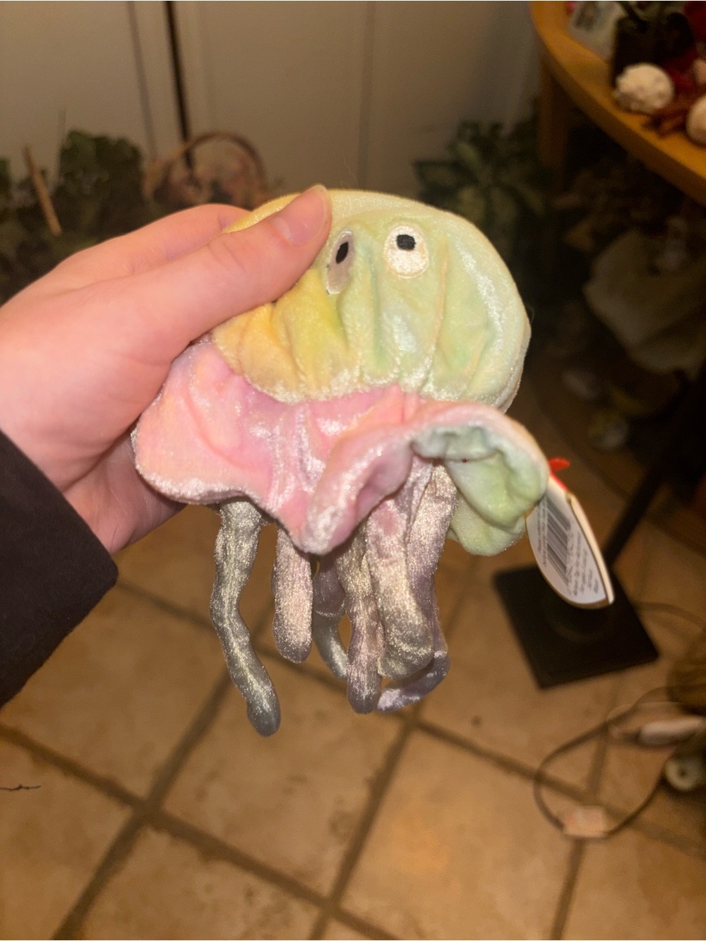 Plush Jellyfish TY beanie baby